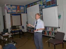 Paul Money presenting 'The Wonders of the Universe'