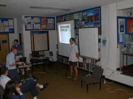 Chris Proctor (TAS) presenting 'The Night Sky'